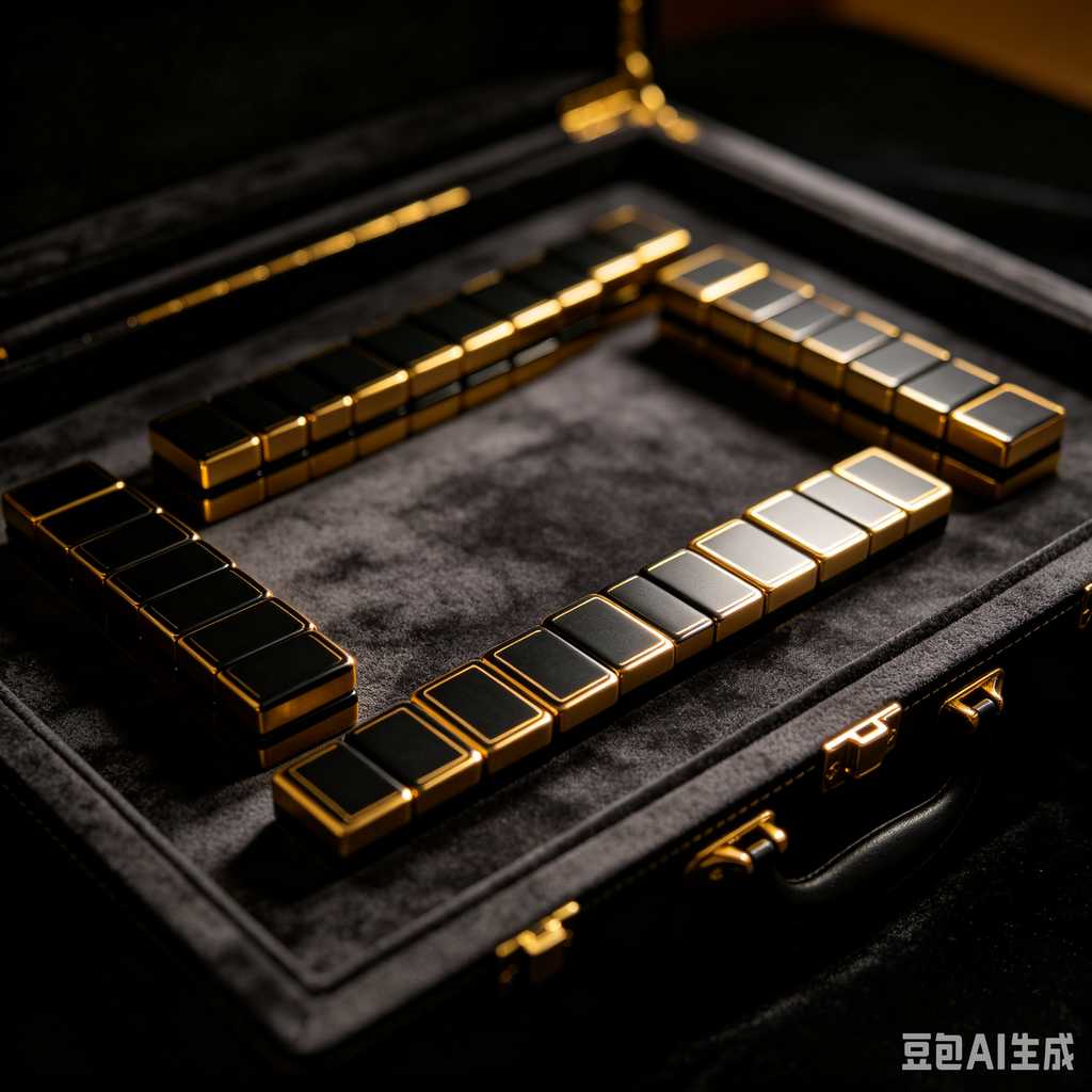 retro vintage mahjong set