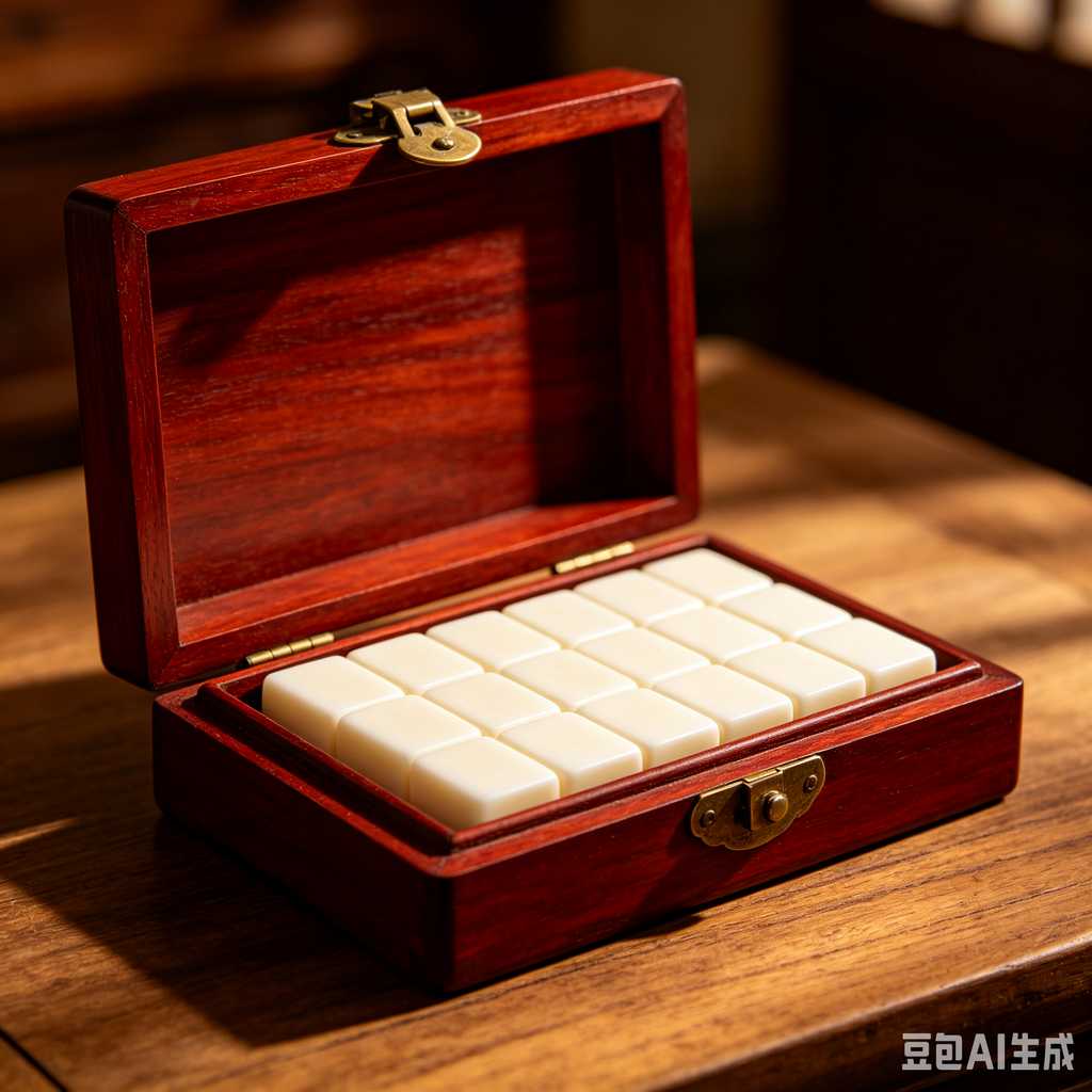 high grade gift box mahjong set