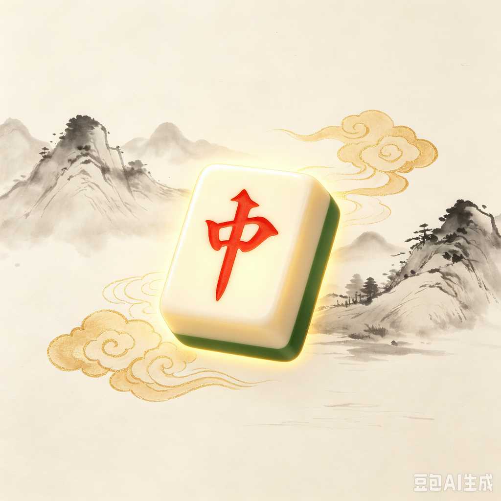 mini travel mahjong set lightweight