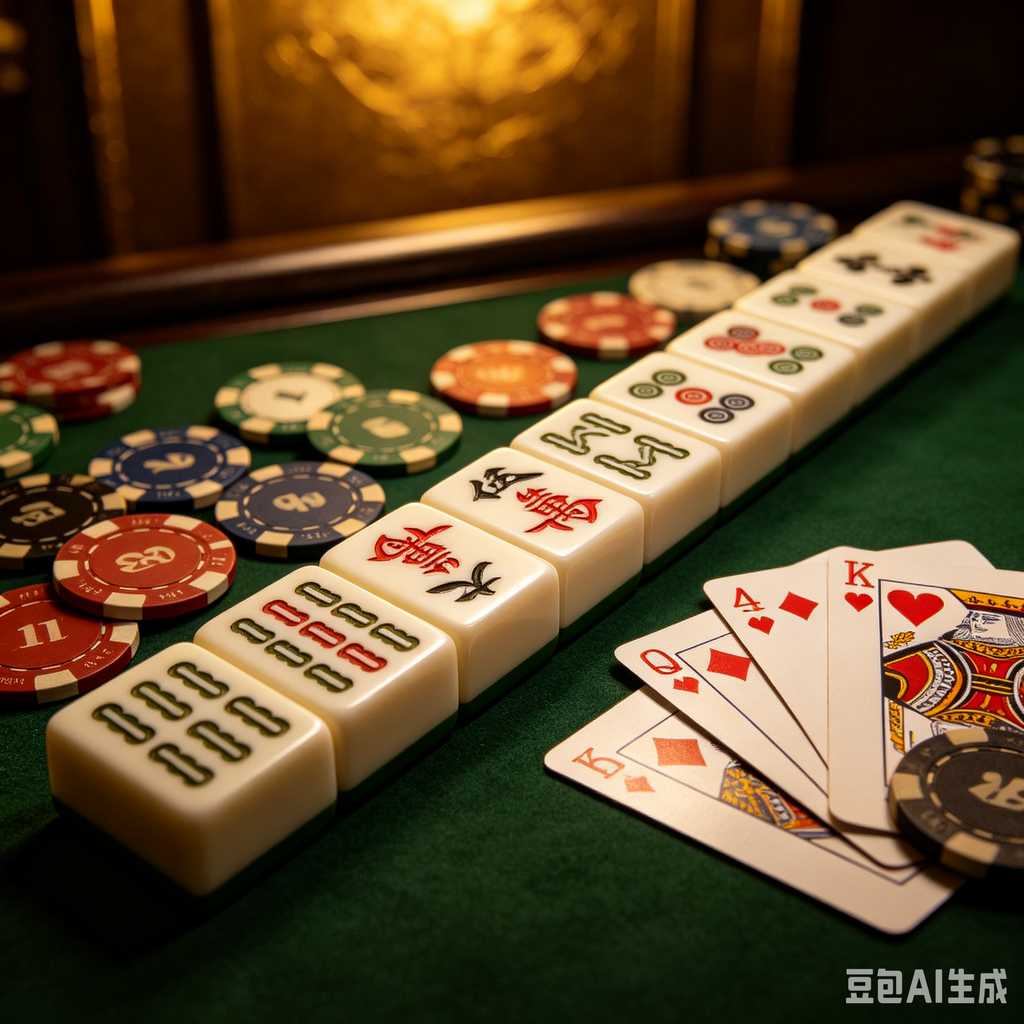 embossed mahjong set design