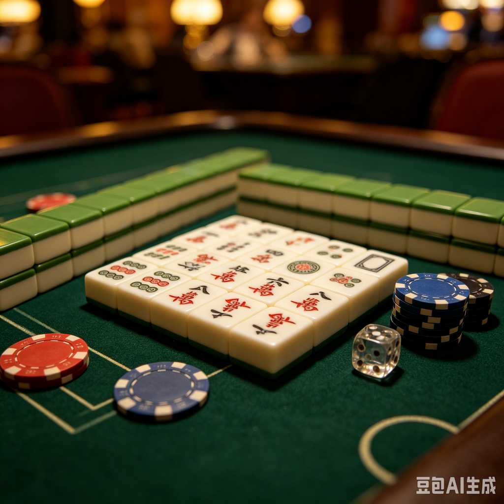 engraved texture mahjong tiles