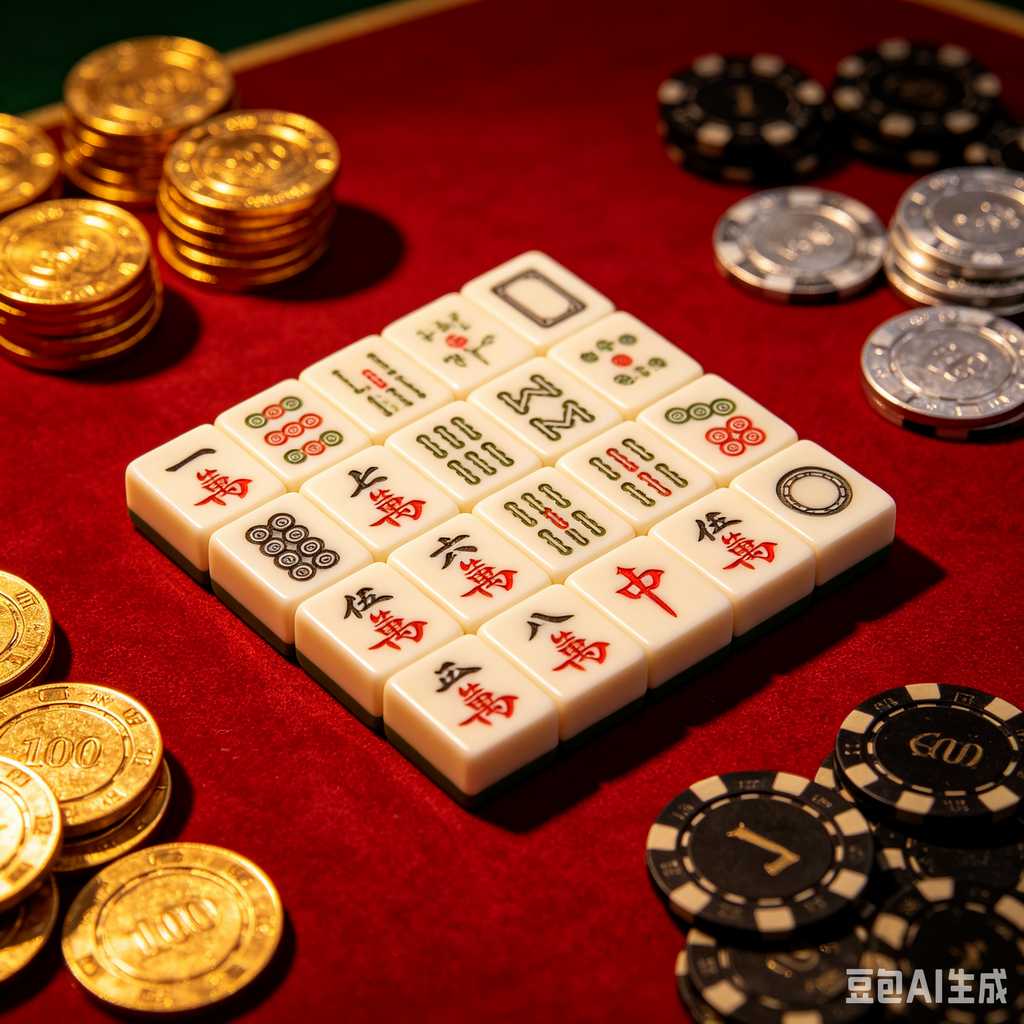 shiny mahjong tiles luxury
